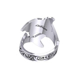 Aboriginal Shark Silver Spoon Ring TRI1736 - Jewelry
