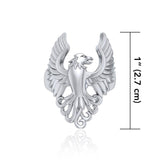 Majestic Phoenix Silver Ring TRI1743 - Jewelry