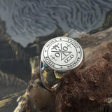 Sigil of the Archangel Raziel Silver Ring TRI1762 - Jewelry
