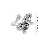 Fairy with Star Silver Ring with Gemstone TRI1822 - Jewelry