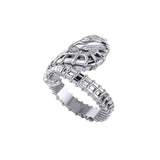 Seahorse Silver Wrap Ring TRI1859 - Jewelry