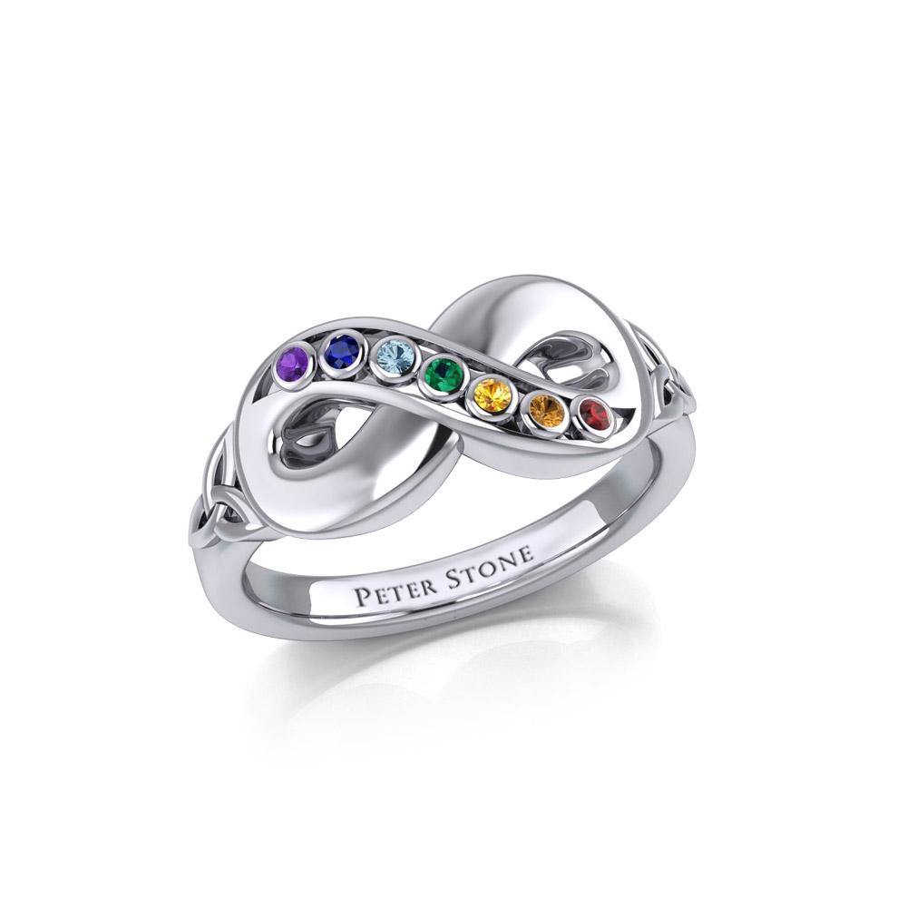 1 ctw Accented Infinity Promise Ring - Silver – Tiger Gems