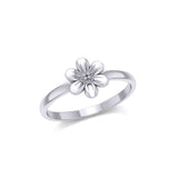 Cute Flower Silver Ring TRI1871 - Jewelry
