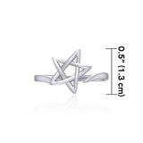 The Star Silver Wrap Ring TRI1891 - Jewelry