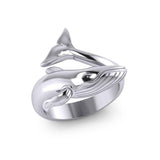 Blue Whale Sterling Silver Ring TRI1926 - Jewelry