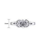 Celtic Trinity Rose Silver Ring TRI1939 - Jewelry