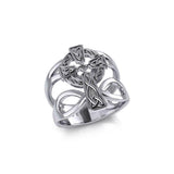 Celtic Cross with Infinity Silver Ring TRI1952 - Jewelry