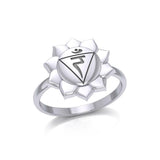 Manipura Solar Plexus Chakra Sterling Silver Ring TRI2044 - Jewelry