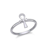 Egyptian Ankh Silver Ring TRI2055 - Jewelry