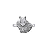 Wonderful Wolf Sterling Silver Ring TRI2125 - Jewelry