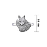 Wonderful Wolf Sterling Silver Ring TRI2125 - Jewelry