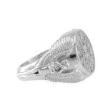 Angel Talisman Occult Small Sterling Silver Ring TRI2155 - Jewelry