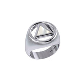 Recovery Silver Ring with Stone TRI2396 - Jewelry