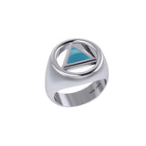 Recovery Silver Ring with Stone TRI2396 - Jewelry