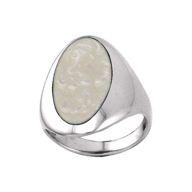 Inlaid Sterling Silver Ring TRI368 - Jewelry