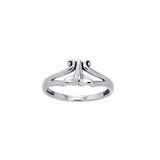 Whale Tail Ring TRI387 - Jewelry