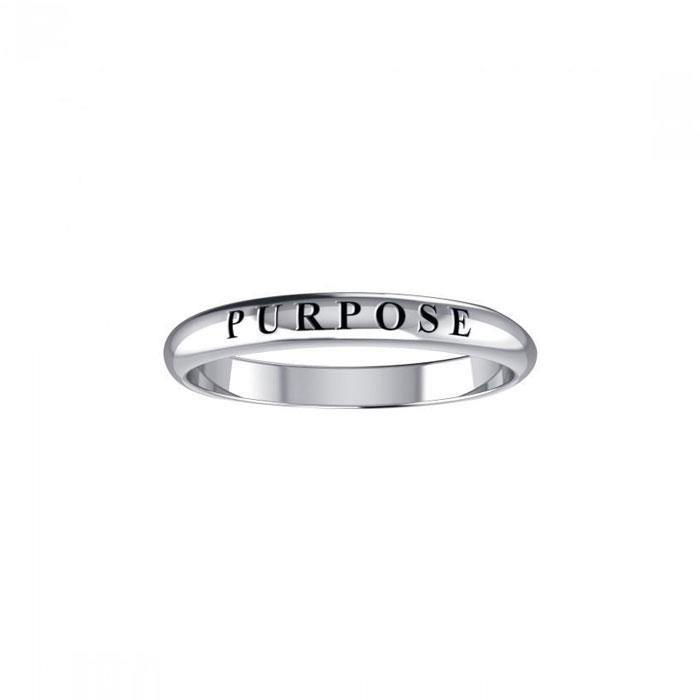 Purpose Silver Ring TRI403 - Jewelry