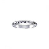 Share Your Light Silver Ring TRI427 - Jewelry