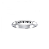 Manifest Silver Ring TRI429