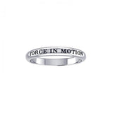 Force In Motion Silver Ring TRI430 - Jewelry