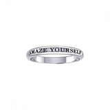 Amaze Yourself Silver Ring TRI433 - Jewelry