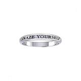Amaze Yourself Silver Ring TRI433 - Jewelry