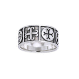 Medieval Crosses Sterling Silver Ring TRI532 - Jewelry