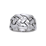 Bold Braided Celtic Knot Sterling Silver Ring TRI533 - Jewelry