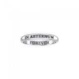 IN AETERNUM FOREVER Sterling Silver Ring TRI609 - Jewelry
