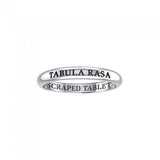 TEBULA RASA SCRAPED TABLET Sterling Silver Ring TRI620 - Jewelry
