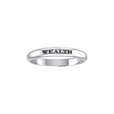 WEALTH Sterling Silver Ring TRI683