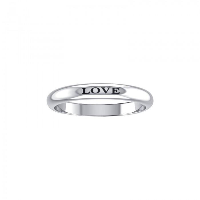 LOVE Sterling Silver Ring TRI684 - Jewelry