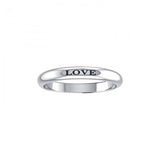 LOVE Sterling Silver Ring TRI684 - Jewelry