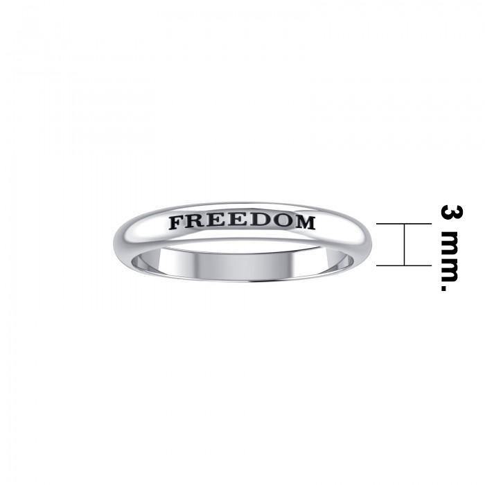 FREEDOM Sterling Silver Ring TRI686 - Jewelry