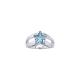 Designer Elegant Cubic Zirconia Star Ring TRI725 - Jewelry