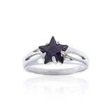 Designer Elegant Cubic Zirconia Star Ring TRI729 - Jewelry