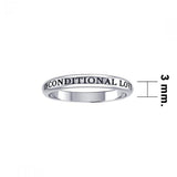 Unconditional Love Silver Ring TRI753 - Jewelry