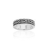 Celtic Spinner Band Ring TRI769 - Jewelry