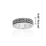 Celtic Spinner Band Ring TRI769 - Jewelry