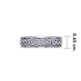Celtic Spinner Band Ring TRI770 - Jewelry