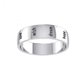 Uplifting Words Bold Ring TRI791