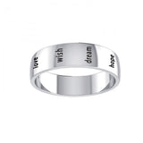 Uplifting Words Bold Ring TRI791 - Jewelry