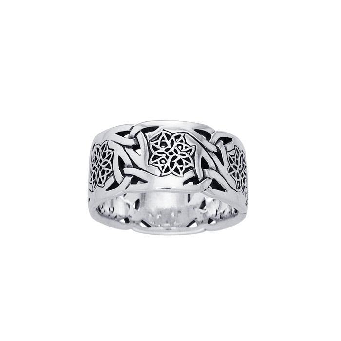 Celtic Triquetra Star Ring TRI874 - Jewelry