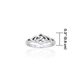 Celtic Knotwork Sterling Silver Ring TRI875 - Jewelry