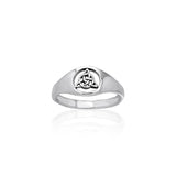 Celtic Triquetra Sterling Silver Ring TRI877