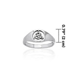 Celtic Triquetra Sterling Silver Ring TRI877 - Jewelry