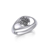 Celtic Cross Silver Ring TRI886 - Jewelry