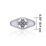 Celtic Cross Silver Ring TRI886 - Jewelry