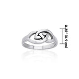 Celtic Knot Silver Ring TRI888 - Jewelry