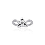 Celtic Trinity Knot Silver Ring TRI895 - Jewelry